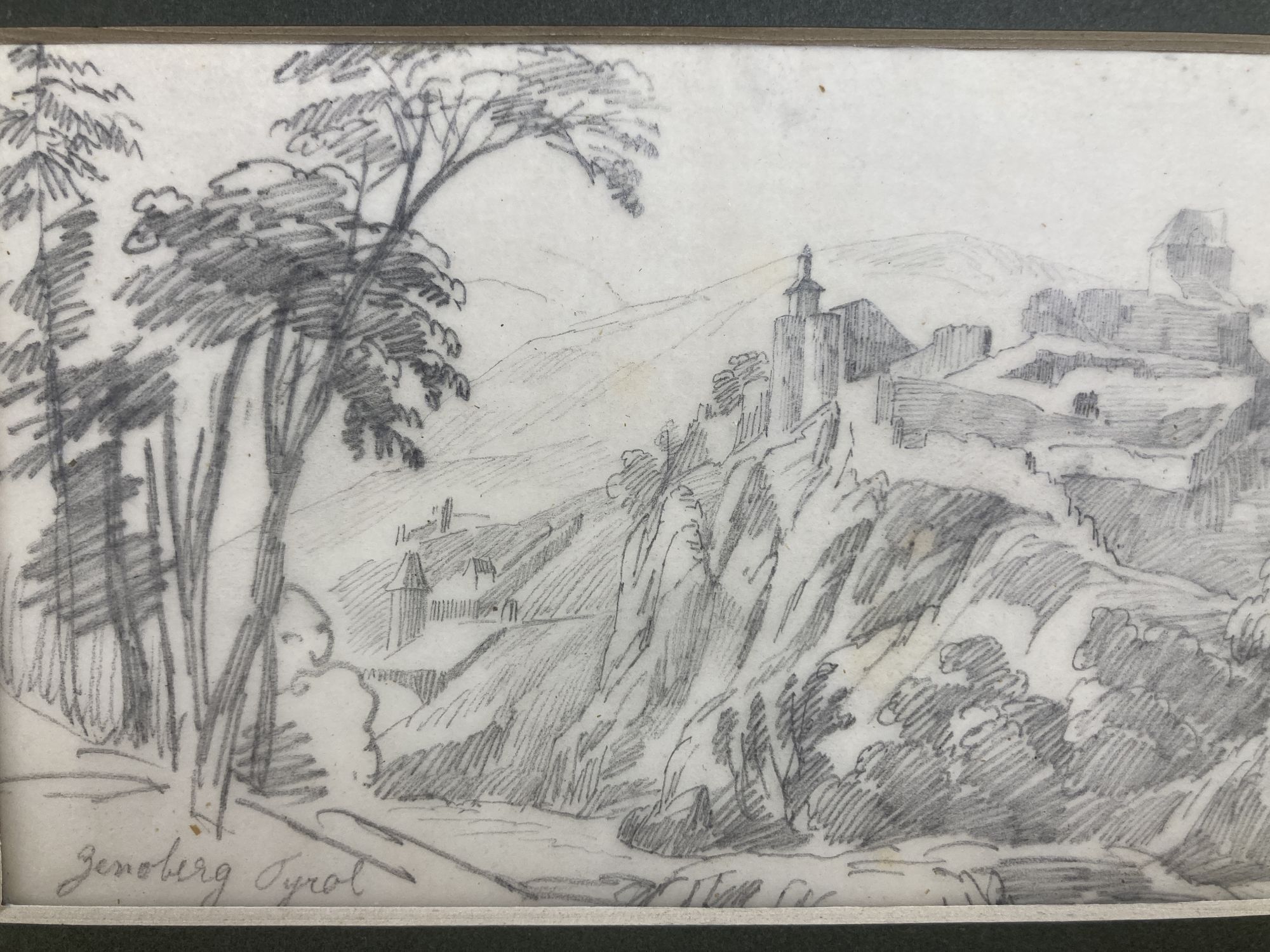 William Henry Bartlett (1809-1854), eleven unframed pencil drawings, Topographical studies, most inscribed See Brief Memoir of W.H.B